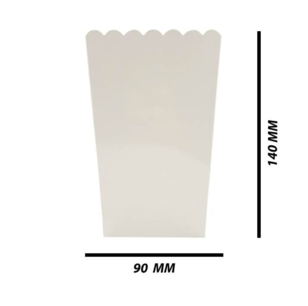 Cardboard popcorn box