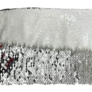 Silver Sequin Pencil/Makeup Bag