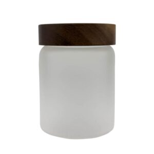 Frosted Glass jar