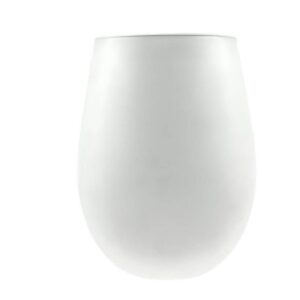 Frosted wine glass